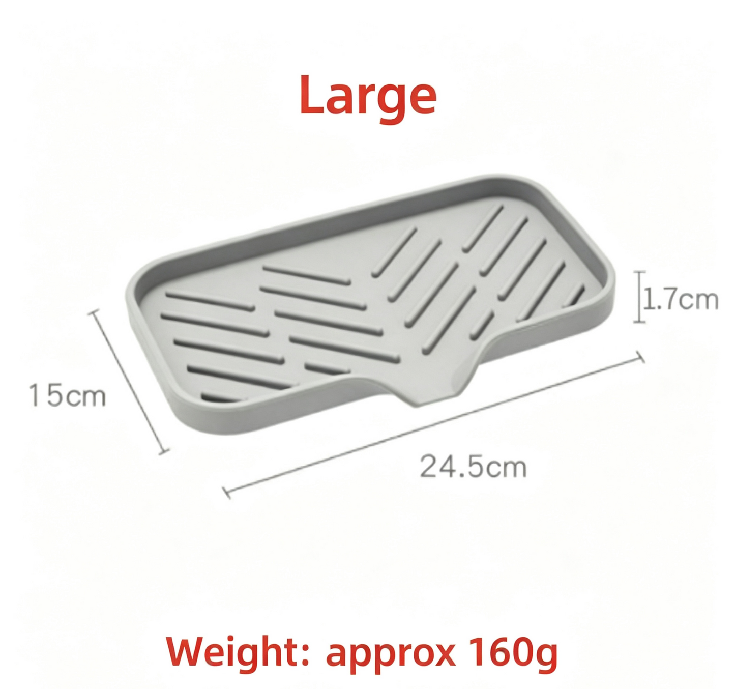 Bathroom, restroom, kitchen draining mat storage tray, creative soap dish