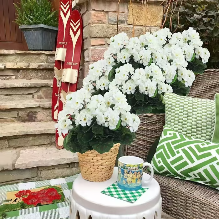 🌸 LAST DAY 50%OFF 🌸 Bundles Artificial Geranium Flowers