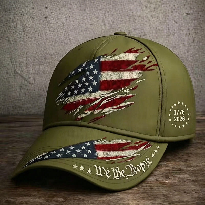 250th Anniversary Print Baseball Cap, Adjustable Unisex Sun Cap, Suitable For Everyday Wear And Casual Style