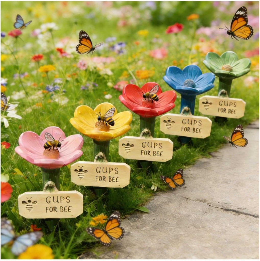 ⏳Limited-time 81% off🐝Flower-Shaped Bee Watering Station💧
