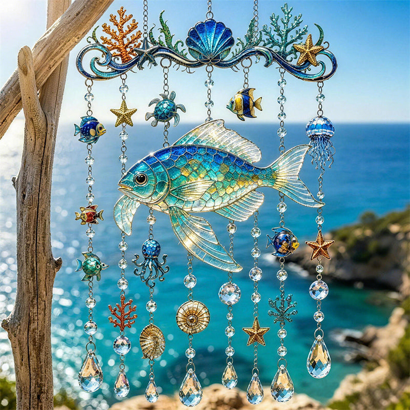 Sparkling Ocean Suncatchers – Cosy Coastal Garden Décor