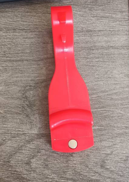 Hook-shaped minimalist can opener