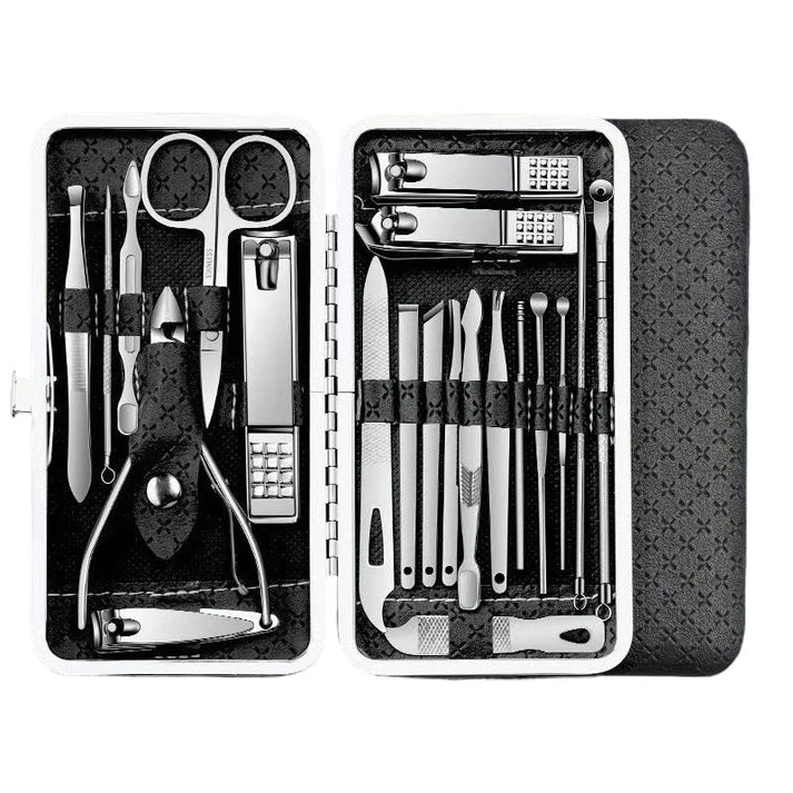💥Christmas Sale 50% OFF💥Stainless Steel Manicure Sets with PU Leather Case