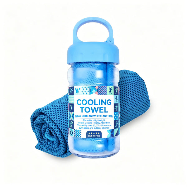 A Cooling, Anti-perspiration Towel You Can Use Anywhere, Anytime! Reusable, Soft, Absorbent And Cooling.