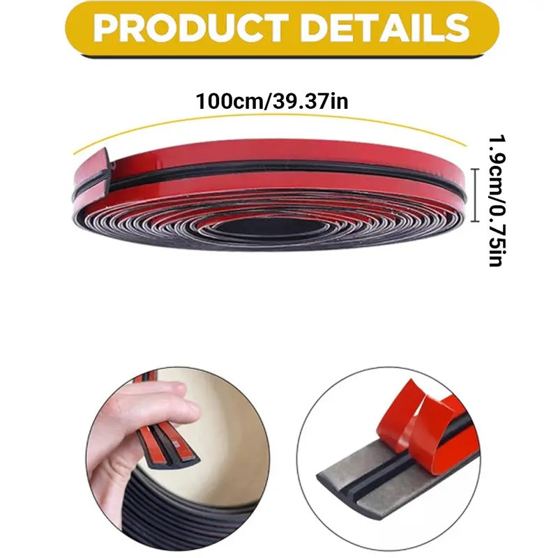 Car Windshield Rubber Seal, Car Windshield Seal Strip, Universal Car Window Seal, Car Exterior Accessories For Car Roof Windshield,Easy To Install,Water Leakage Prevention,#Summervibes