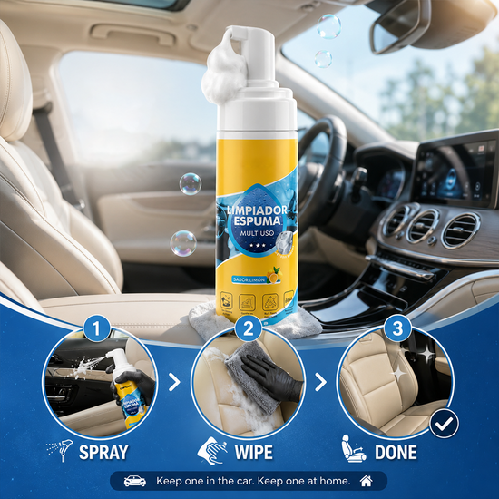 Powerful 4-in-1 Multi-Enzyme Foam Cleaning Spray