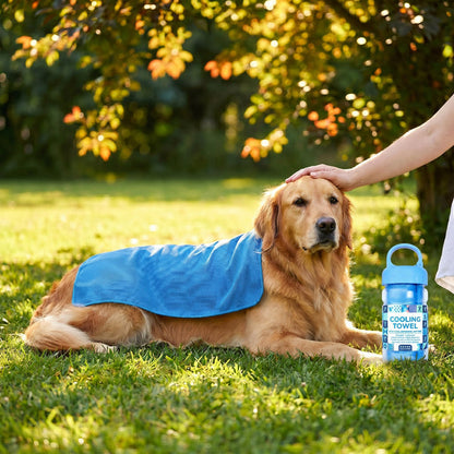 A Cooling, Anti-perspiration Towel You Can Use Anywhere, Anytime! Reusable, Soft, Absorbent And Cooling.