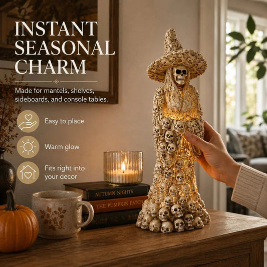Halloween Skull Witch Horror Element Decorative Light