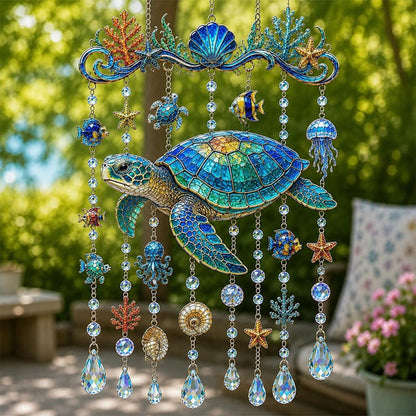 Sparkling Ocean Suncatchers – Cosy Coastal Garden Décor