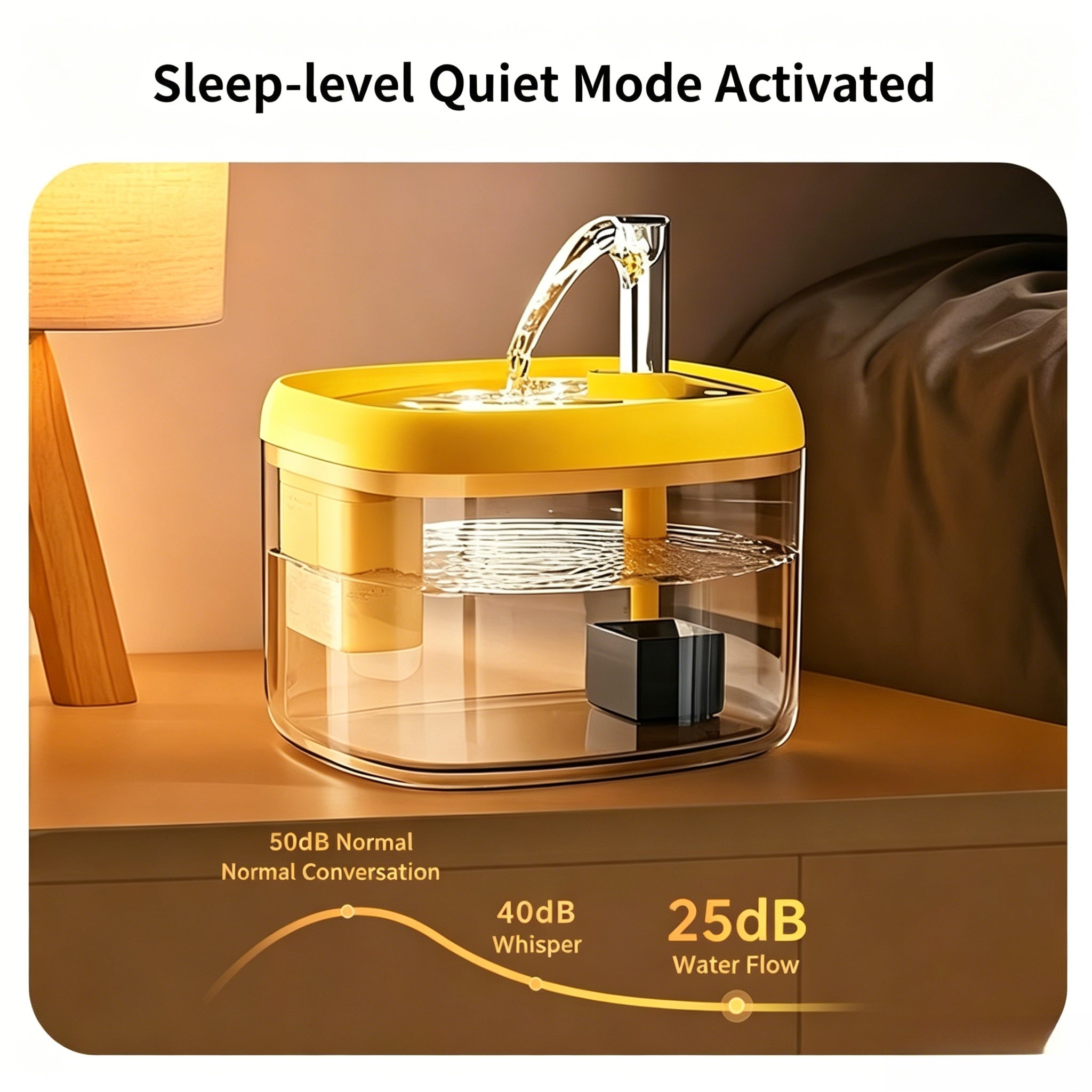Quiet Cat Water Fountain With Filter (Automatic Circulation)