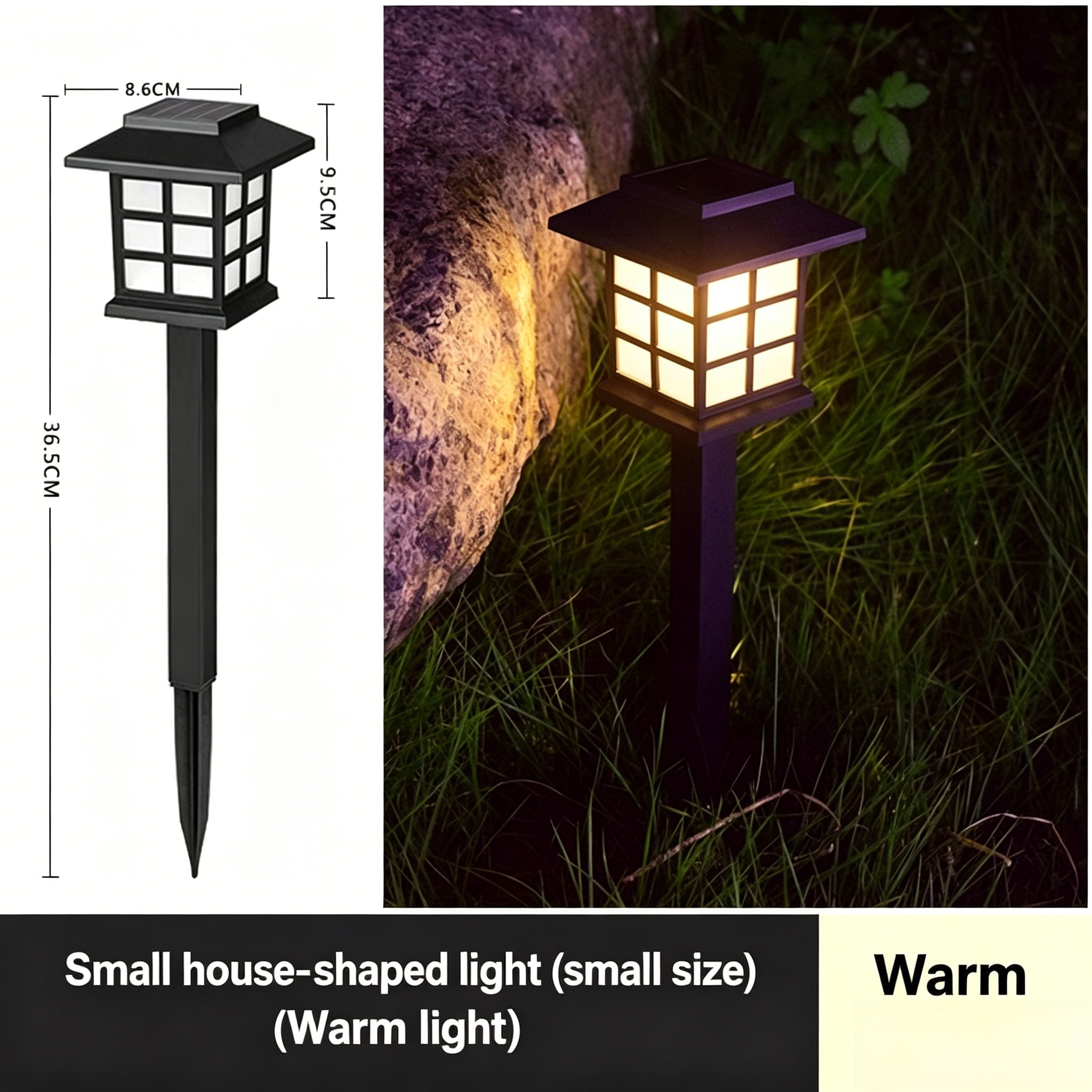 Waterproof Mini Solar Ground Light For Lawn & Garden