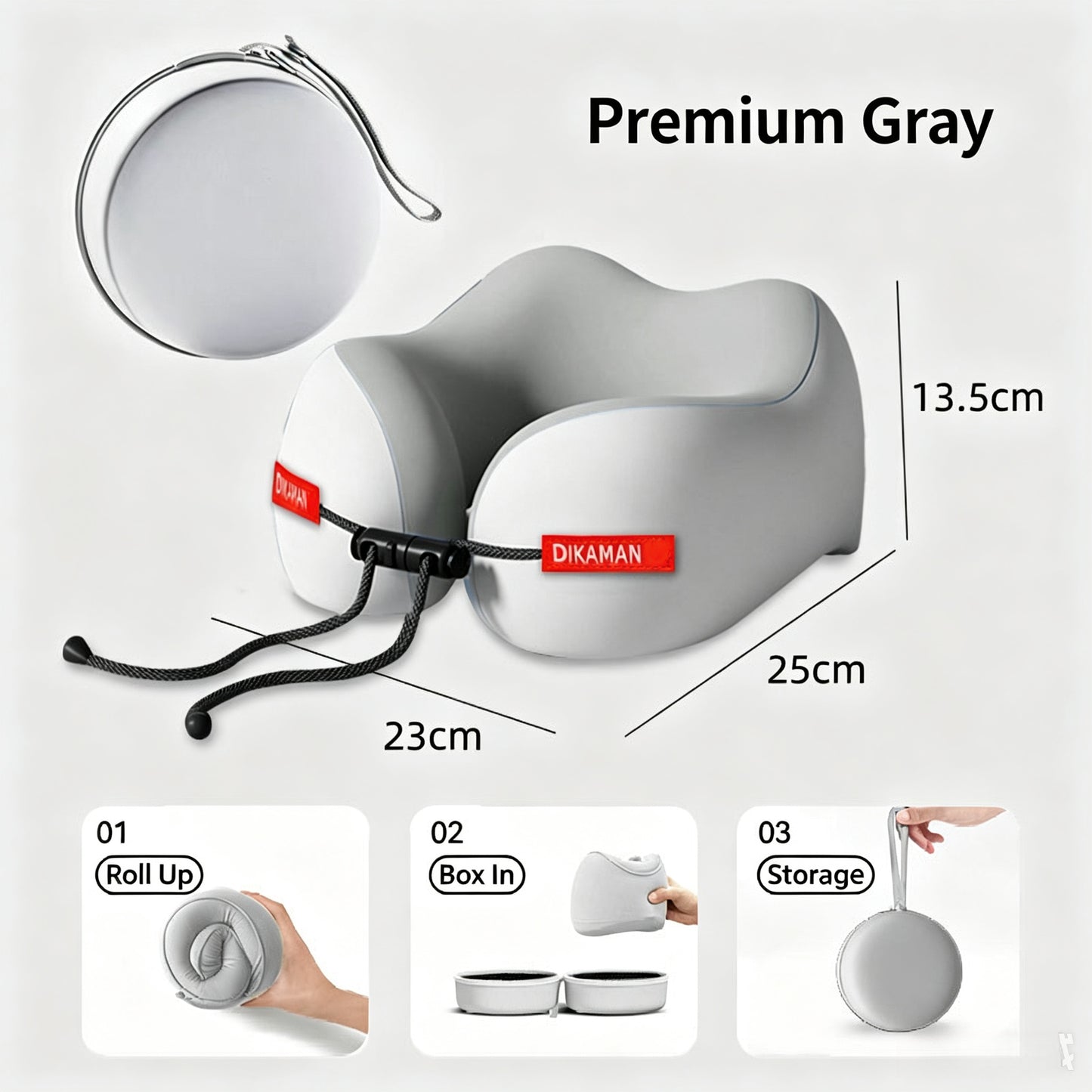 Memory Foam U-Shaped Travel Neck Pillow