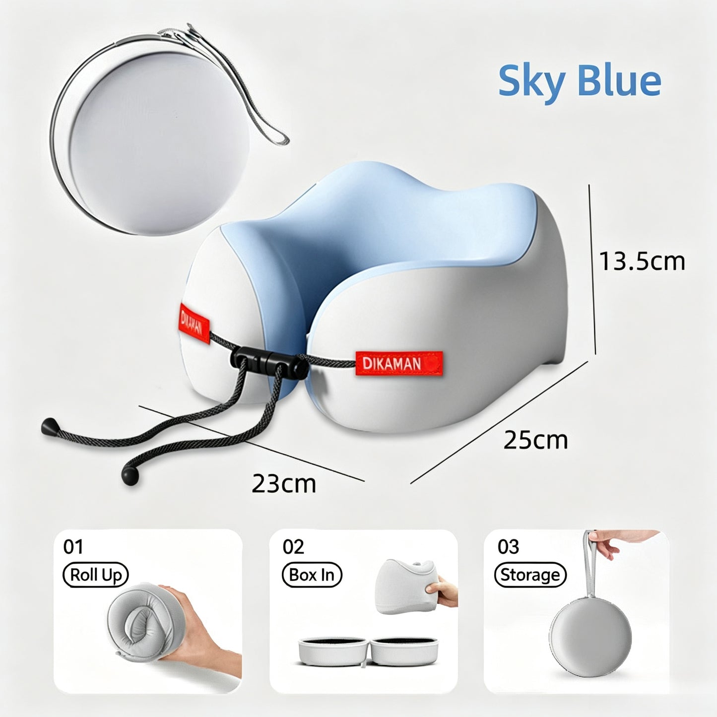 Memory Foam U-Shaped Travel Neck Pillow