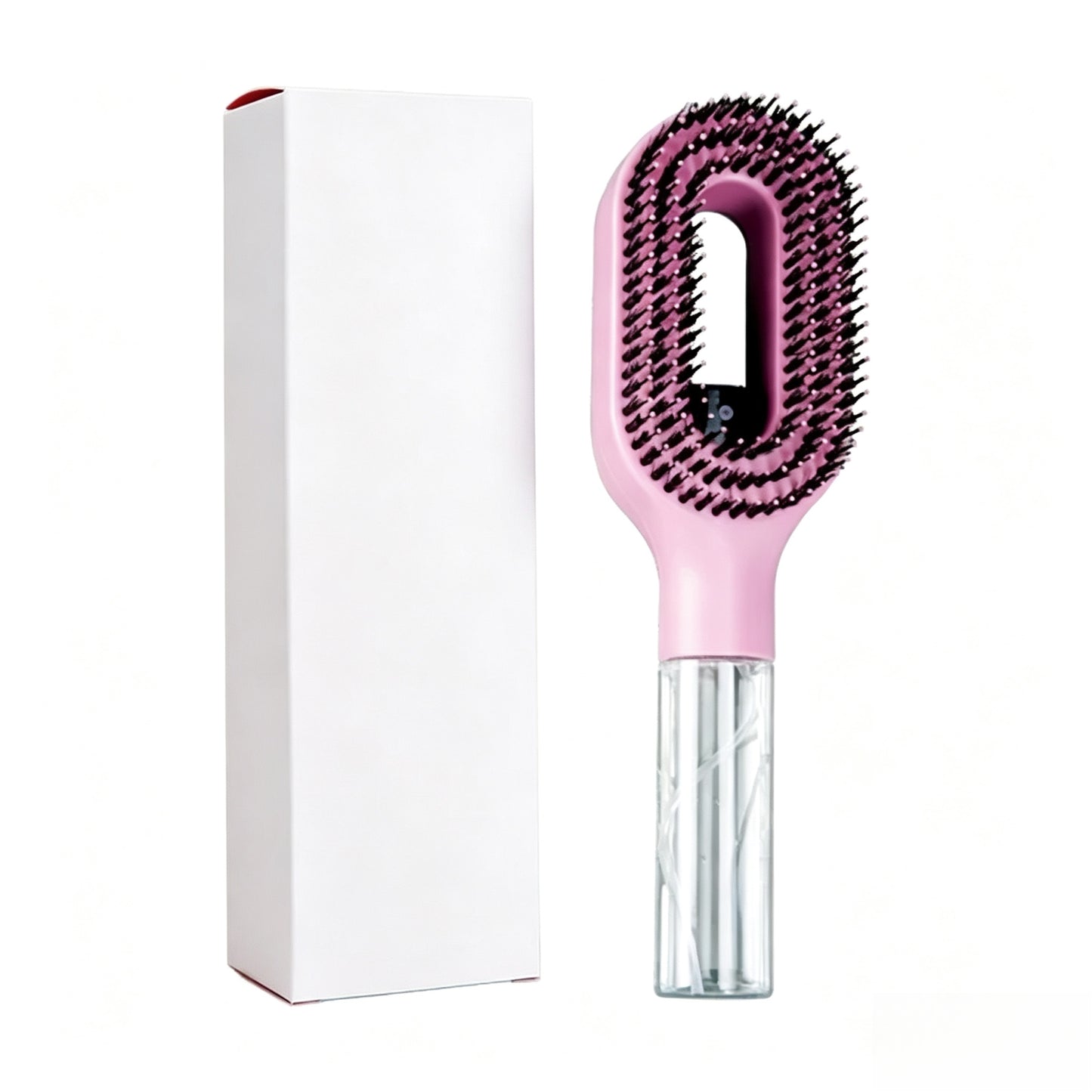 2026 new spray comb, double teeth design for scalp massage, styling comb, Hair brush for curly hair, anti-static, can be equipped with water or essential oil for hair care, salon hairdressing tools, Suitable for curly/straight hair