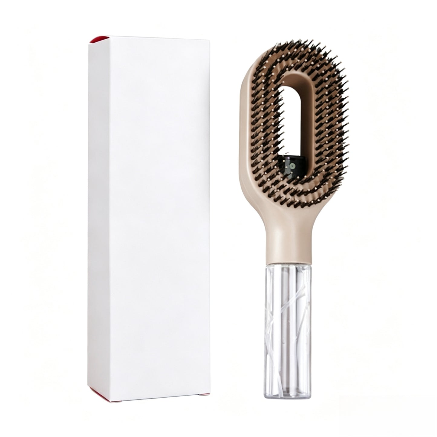 2026 new spray comb, double teeth design for scalp massage, styling comb, Hair brush for curly hair, anti-static, can be equipped with water or essential oil for hair care, salon hairdressing tools, Suitable for curly/straight hair