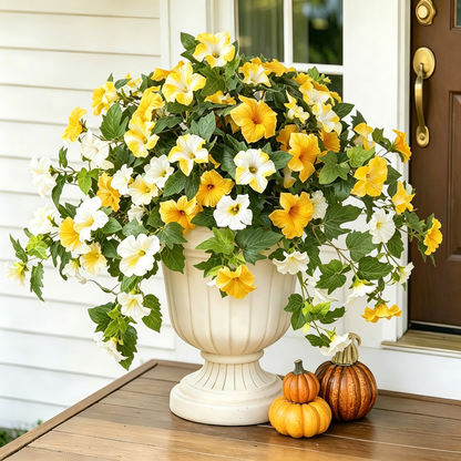 🔥Last Day 70% OFF🔥Faux Petunias Silk Flower UV Resistant No Fade Floral
