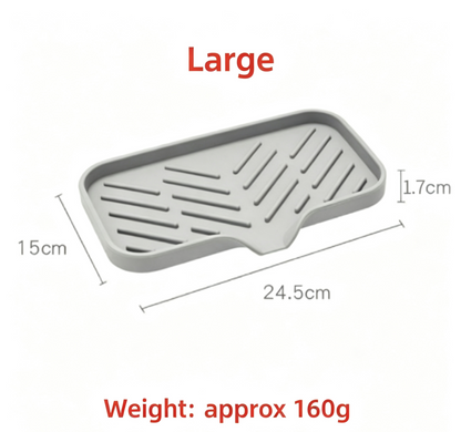 Bathroom, restroom, kitchen draining mat storage tray, creative soap dish