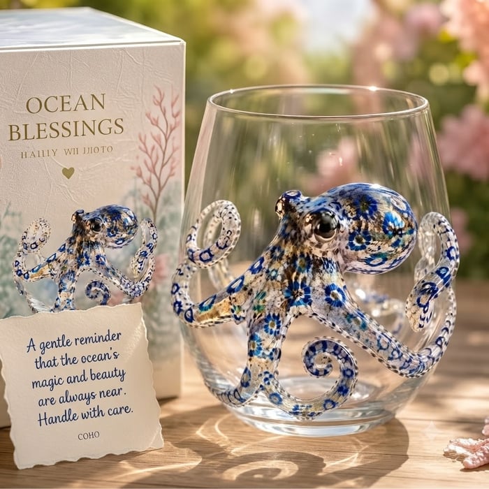 🌸🌿 Limited Edition 2026 Garden Morning Bliss Glass Tea Cup☀️☕
