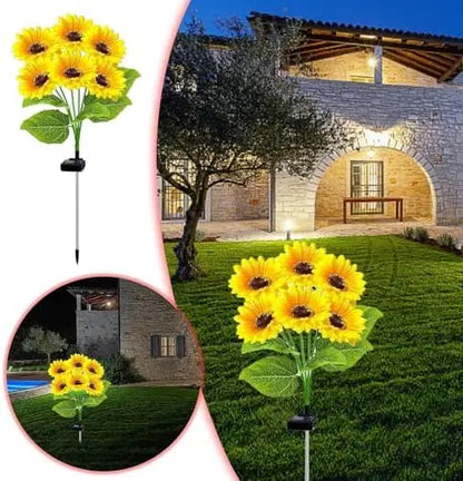 ⏳Limited-time 50% off🌞Solar LED Sunflower Garden Lights-29.6inch/75cm 2