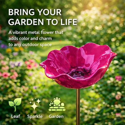 💖🎁LAST DAY SALE !🔥50K+ SOLD!🐦Handmade Metal Flower Garden Stake