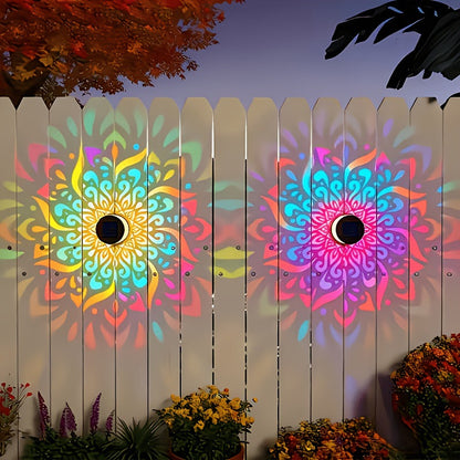 Solar Pattern Shadow Light for GardenFence and Patio Decor