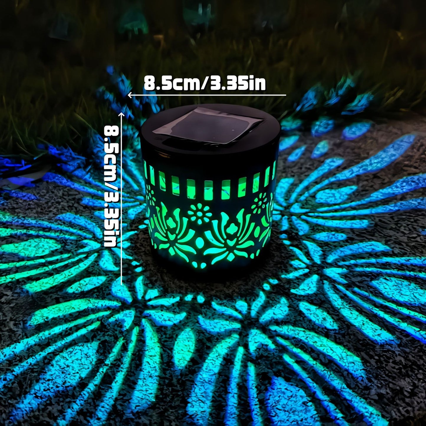 Solar Pattern Shadow Light for GardenFence and Patio Decor