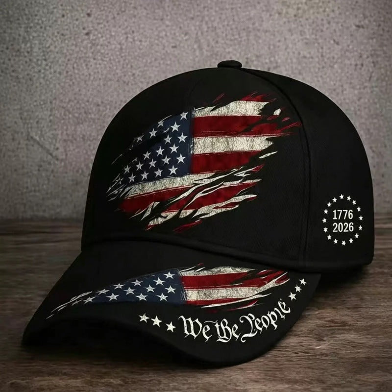 250th Anniversary Print Baseball Cap, Adjustable Unisex Sun Cap, Suitable For Everyday Wear And Casual Style