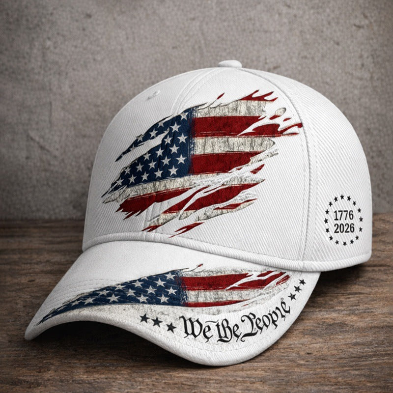 250th Anniversary Print Baseball Cap, Adjustable Unisex Sun Cap, Suitable For Everyday Wear And Casual Style
