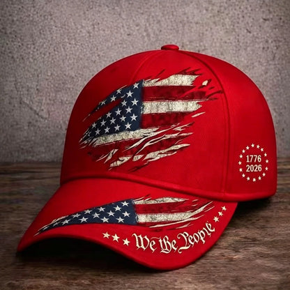 250th Anniversary Print Baseball Cap, Adjustable Unisex Sun Cap, Suitable For Everyday Wear And Casual Style
