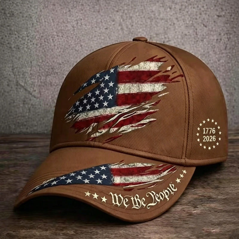 250th Anniversary Print Baseball Cap, Adjustable Unisex Sun Cap, Suitable For Everyday Wear And Casual Style