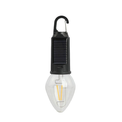 Rechargeable Solar LED Light Bulbs with Waterproof Clip Hook, Solar Outdoor Lights, Portable Camping Gear for Hiking & Emergency Use,father'sdaygifts,campingessentials,campinggear