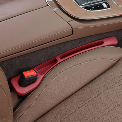 Car Seat Gap Filler 2 Pack, Universal Fit PU Leather Car Seat Gap Plug To Fill The Gap Between Seat And Console, Car Seat Crevice Blocker Stop Things From Dropping