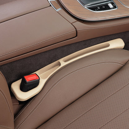 Car Seat Gap Filler 2 Pack, Universal Fit PU Leather Car Seat Gap Plug To Fill The Gap Between Seat And Console, Car Seat Crevice Blocker Stop Things From Dropping