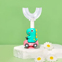 Pink car dinosaur