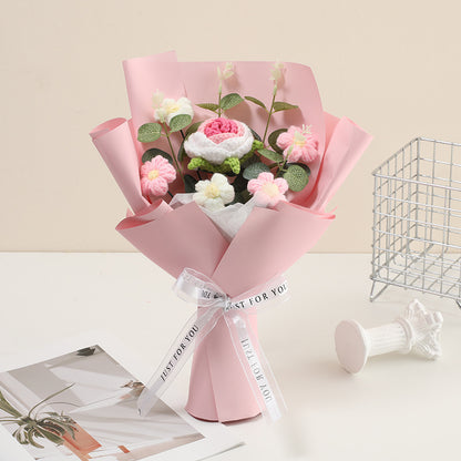 💕Handmade Delicate Crochet Flower Bouquet