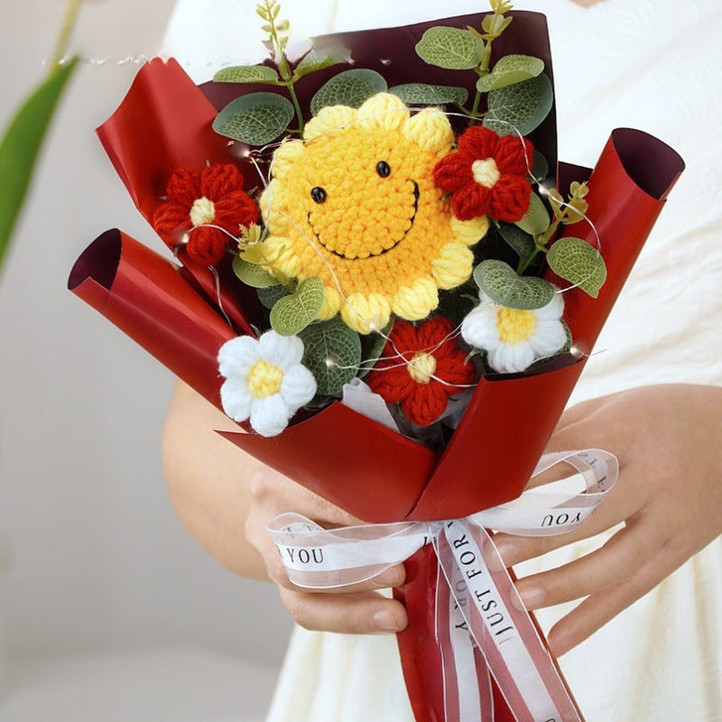 💕Handmade Delicate Crochet Flower Bouquet
