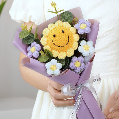 💕Handmade Delicate Crochet Flower Bouquet