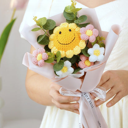 💕Handmade Delicate Crochet Flower Bouquet
