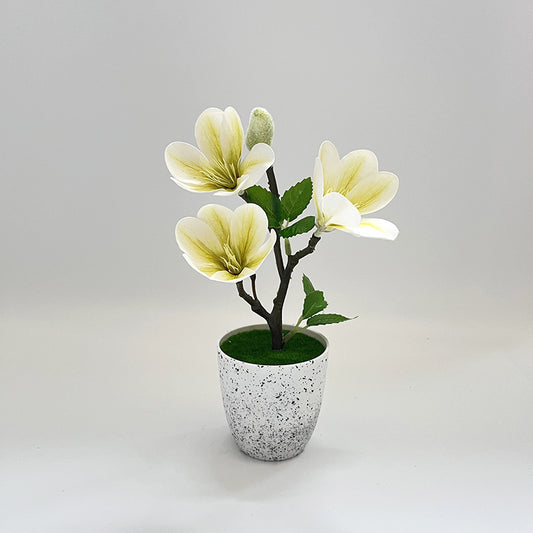 3 Fancy Creative Home Artificial Green Plants Fake Orchid Potted Plants