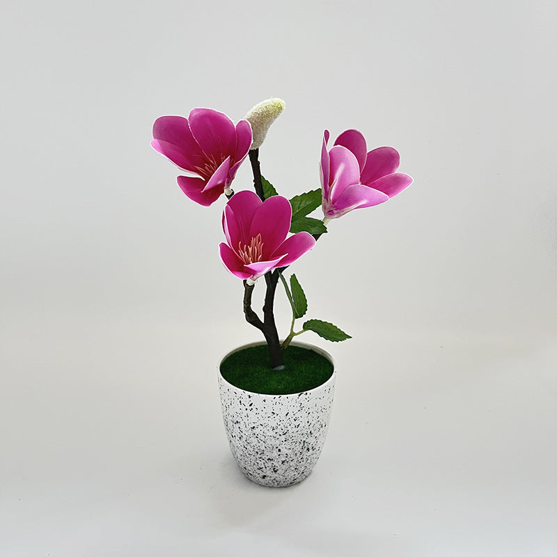 3 Fancy Creative Home Artificial Green Plants Fake Orchid Potted Plants