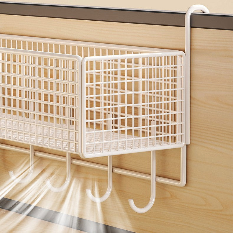 Bedside Storage Frame With Hook Below For Dormitory
