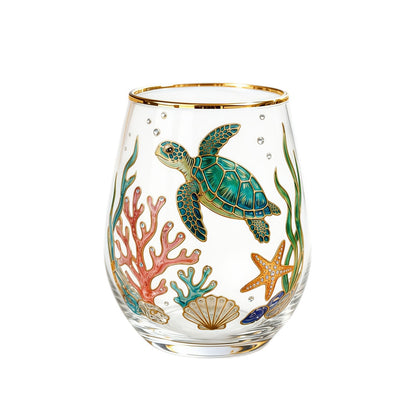🌸🌿 Limited Edition 2026 Garden Morning Bliss Glass Tea Cup☀️☕