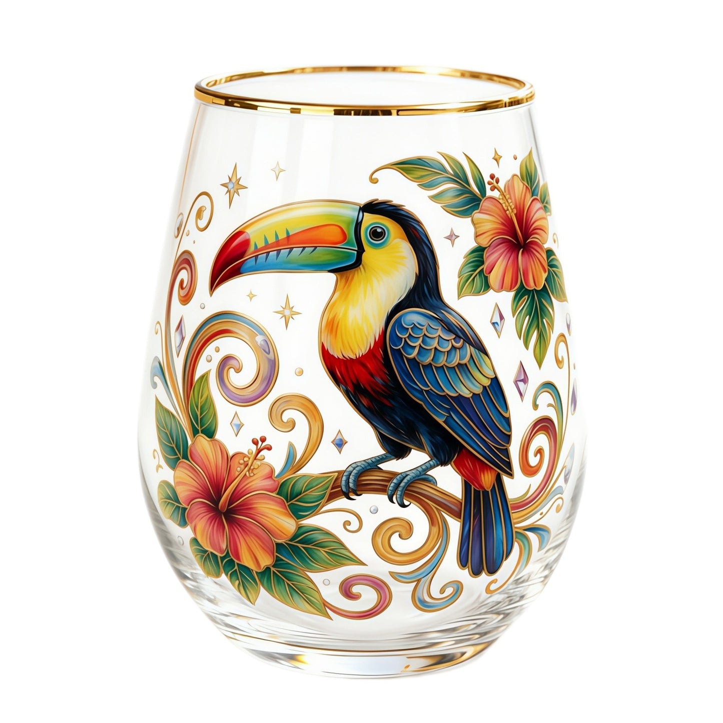 🌸🌿 Limited Edition 2026 Garden Morning Bliss Glass Tea Cup☀️☕