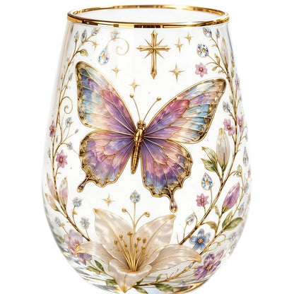 🌸🌿 Limited Edition 2026 Garden Morning Bliss Glass Tea Cup☀️☕
