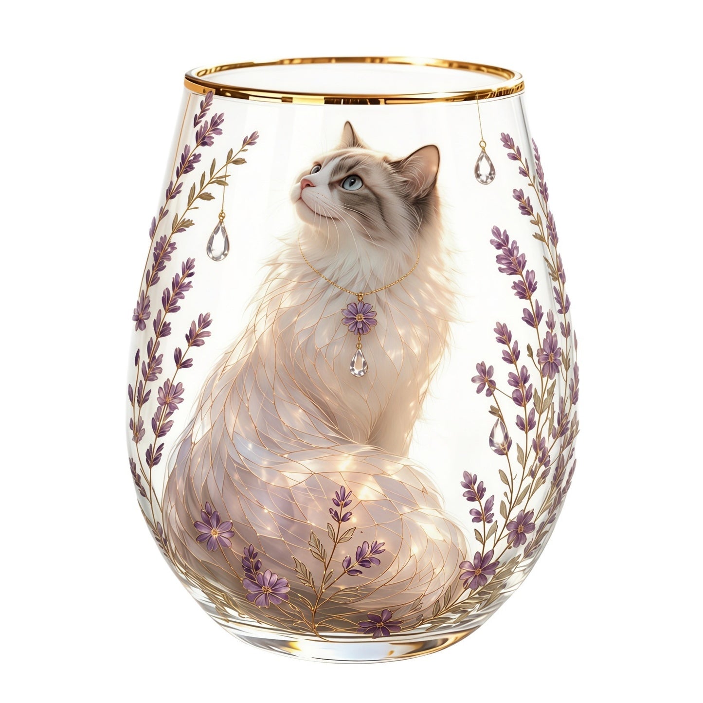 🌸🌿 Limited Edition 2026 Garden Morning Bliss Glass Tea Cup☀️☕
