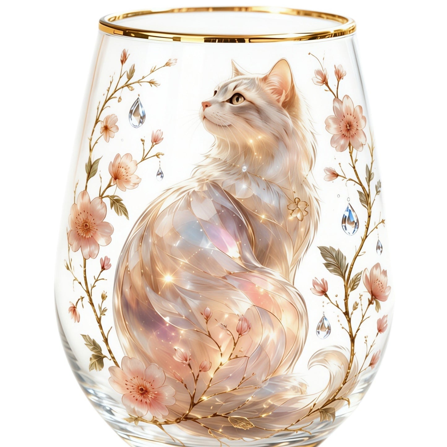 🌸🌿 Limited Edition 2026 Garden Morning Bliss Glass Tea Cup☀️☕
