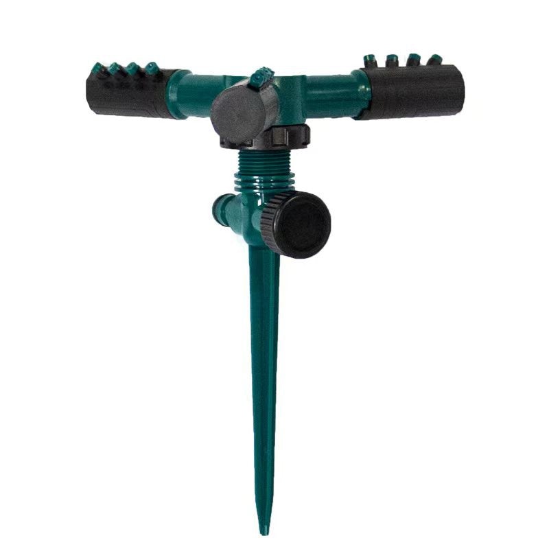 Floor Plug-in Large Three-fork Automatic Rotating Sprinkler-