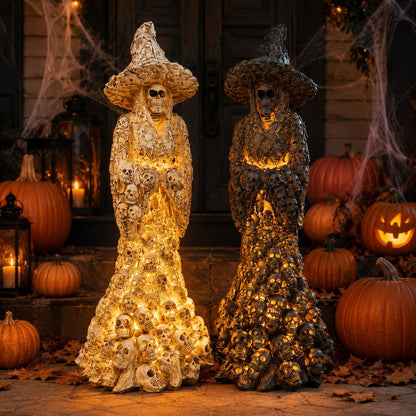 Halloween Skull Witch Horror Element Decorative Light