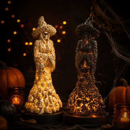 Halloween Skull Witch Horror Element Decorative Light