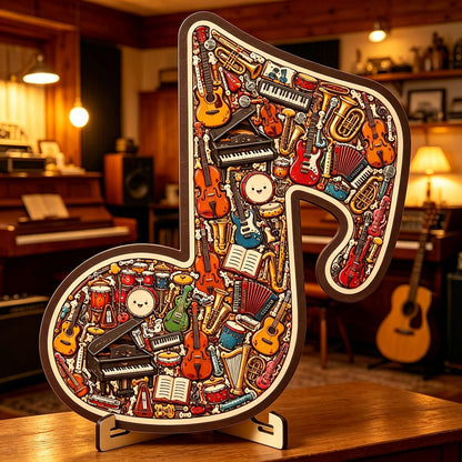 Musical Note Instrument Jigsaw Puzzle